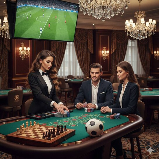 Luxury Crypto Casino Background
